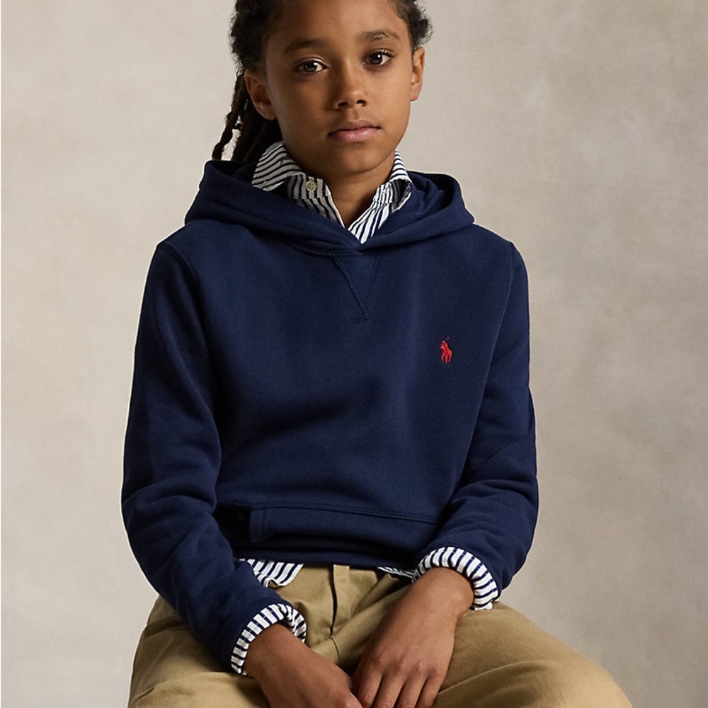 Polo by Ralph Lauren Kids Blue Hoodie, Size M (10-12)